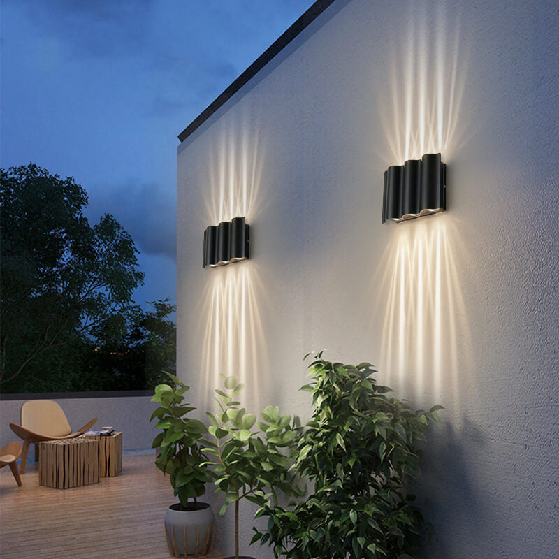 Moderne Minimalistische Aluminium Acryl Wandlamp – LED –  (2/4/6 Lichtbronnen)