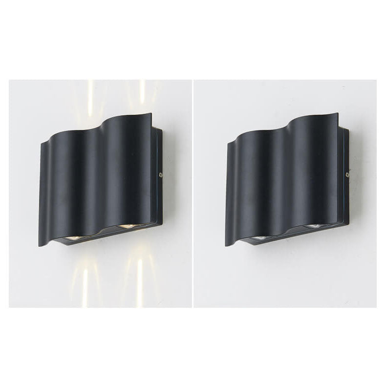 Moderne Minimalistische Aluminium Acryl Wandlamp – LED –  (2/4/6 Lichtbronnen)