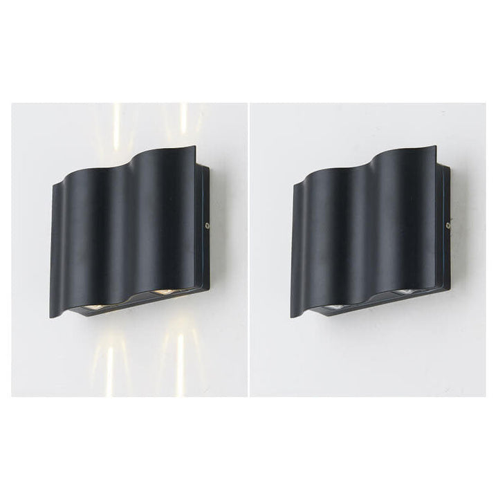 Moderne Minimalistische Aluminium Acryl Wandlamp – LED –  (2/4/6 Lichtbronnen)