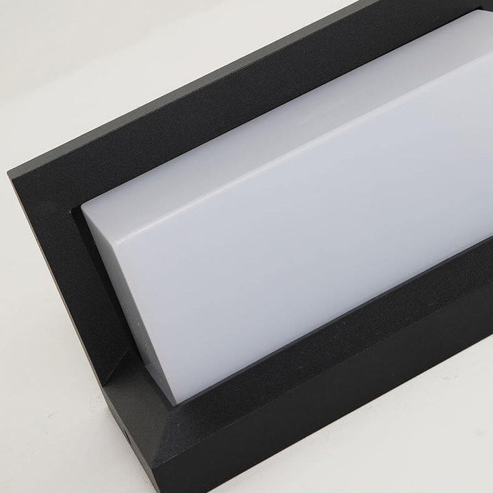 Moderne LED Sensor Buitenlamp | Waterdichte Rechthoekige Wandlamp Met Bewegingssensor