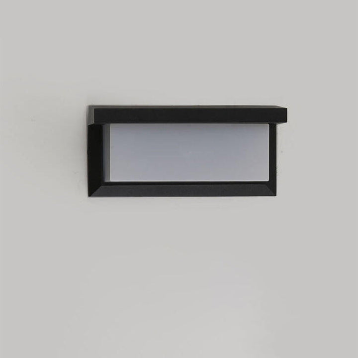 Moderne LED Sensor Buitenlamp | Waterdichte Rechthoekige Wandlamp Met Bewegingssensor