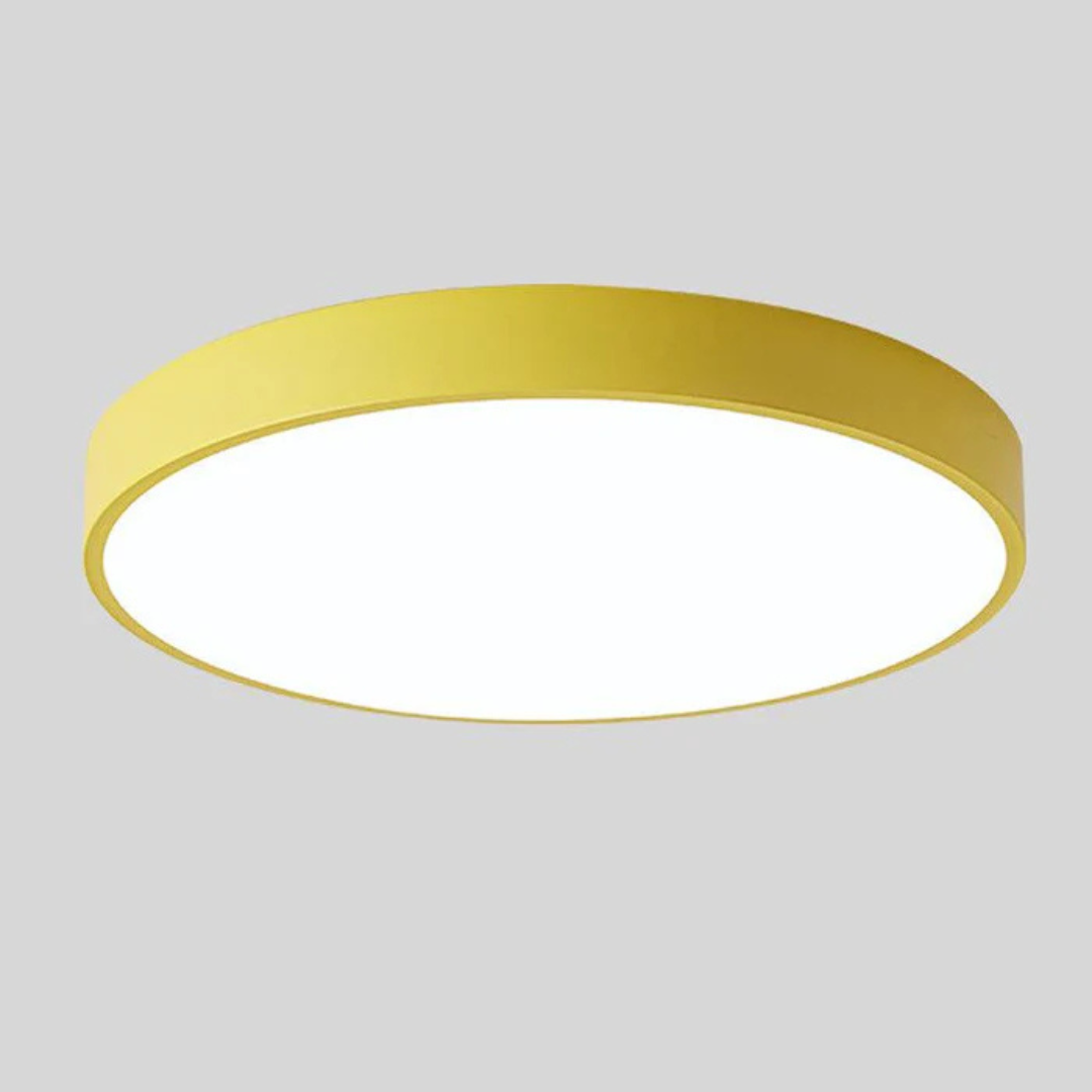 LED Plafondlamp met Scandinavisch Design van Hout & Acryl