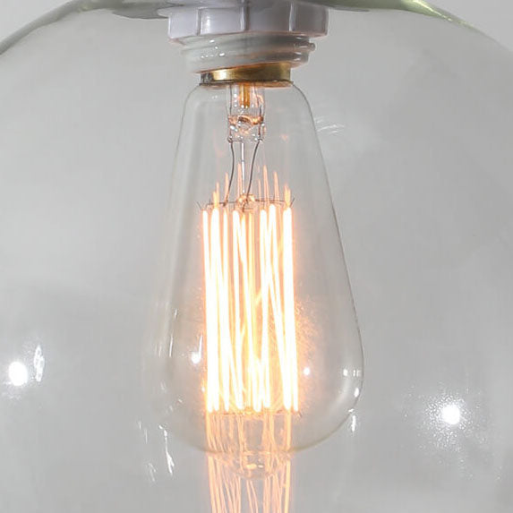 Moderne Glazen Hanglamp in Meerdere Kleuren met Bolvormig Design