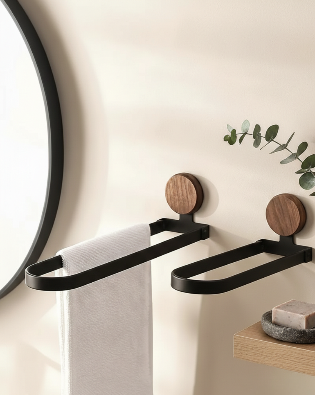RVS Handdoekrek – Wandbevestiging, Opvouwbaar Ontwerp
