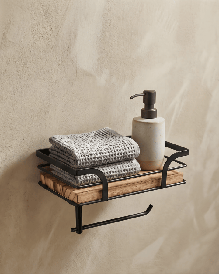 Wand Toiletrolhouder – Toiletpapierhouder met Opbergruimte