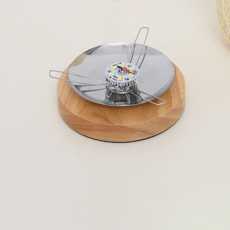 Industriële Rotan & Houten Tafellamp met Japandi Design