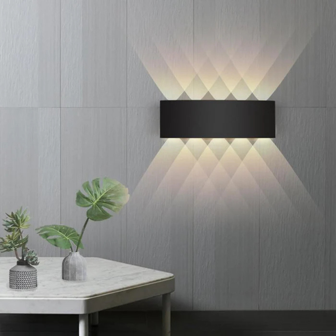 Waterdichte LED buitenwandlamp met warm wit licht