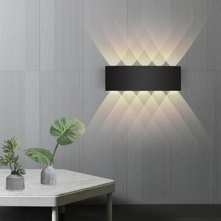 Waterdichte LED buitenwandlamp met warm wit licht
