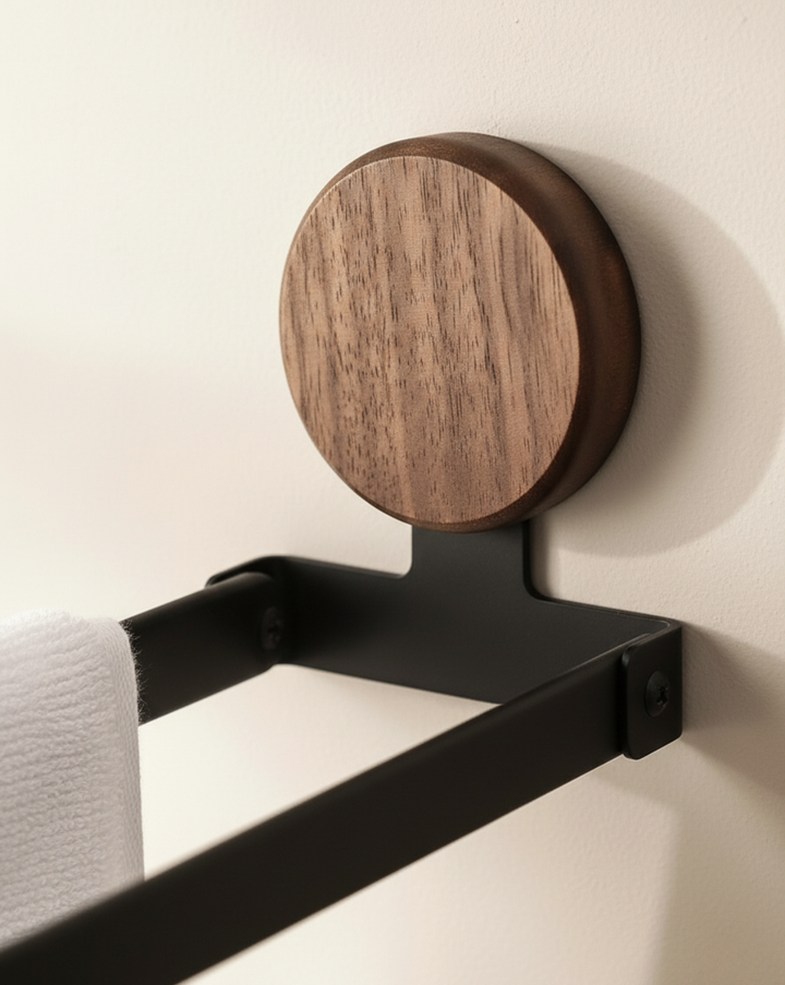 RVS Handdoekrek – Wandbevestiging, Opvouwbaar Ontwerp