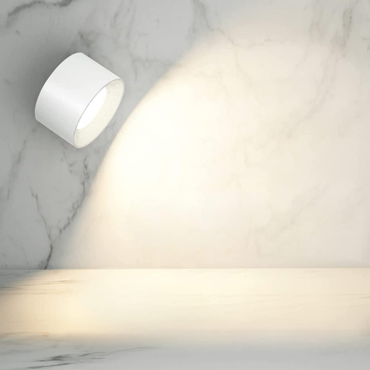 Multifunctionele Draadloze Wandlamp Oplaadbaar & Dimbaar met 360° Rotatie