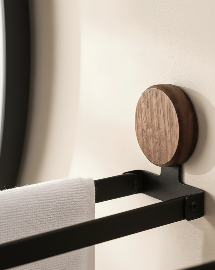 RVS Handdoekrek – Wandbevestiging, Opvouwbaar Ontwerp