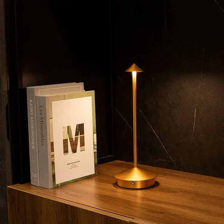 Scandinavische Minimalistische Tafellamp met Dimbare LED & Draadloos Design