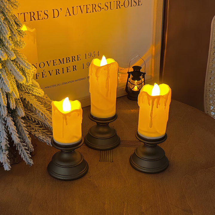 Autumn - Vuurloze Kaars met Sfeervolle Verlichting