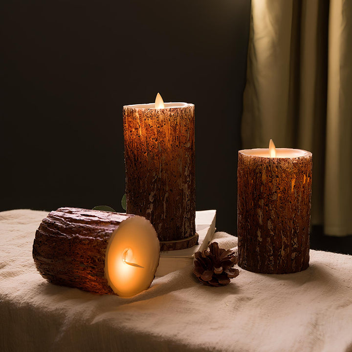 Autumn - Vuurloze Kaars met Sfeervolle Verlichting