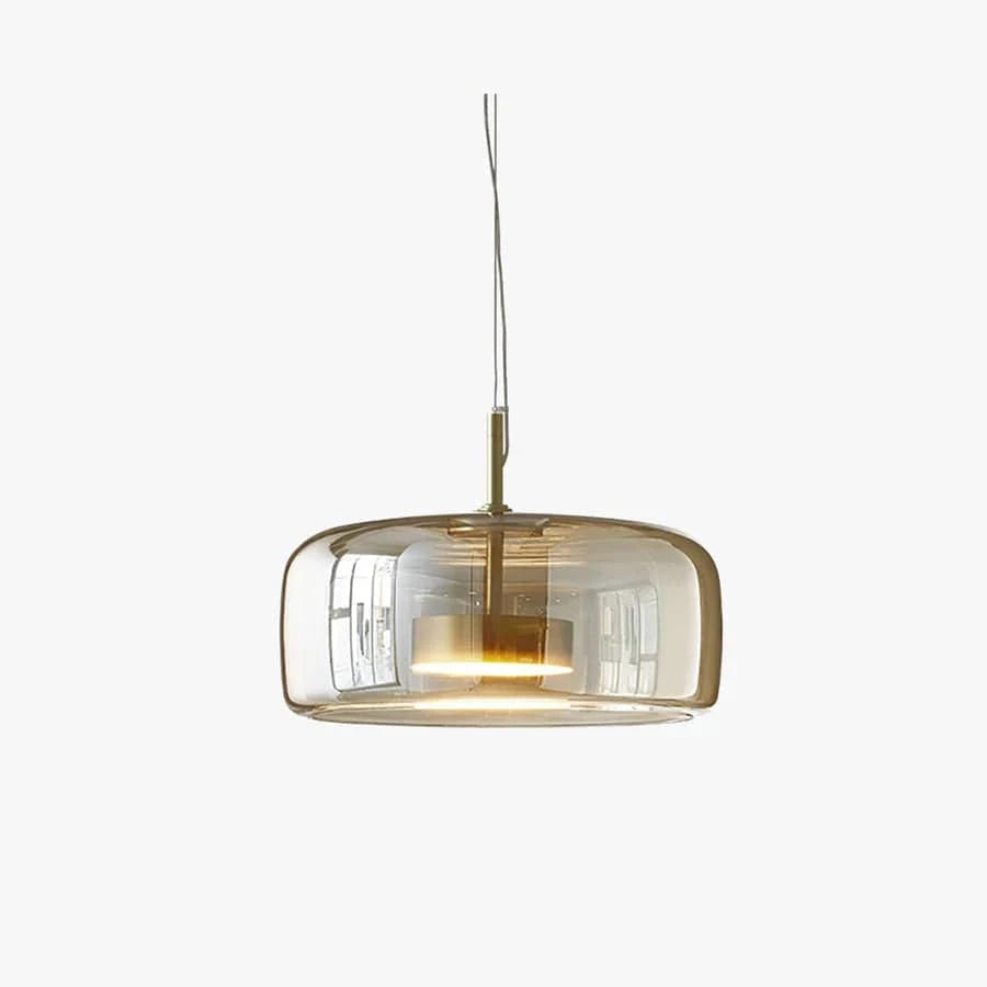 AuraLuxe™ glazen retro hanglamp met LED