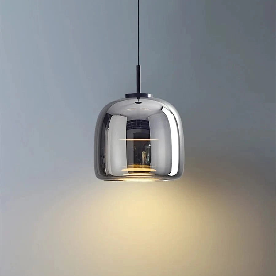 AuraLuxe™ glazen retro hanglamp met LED