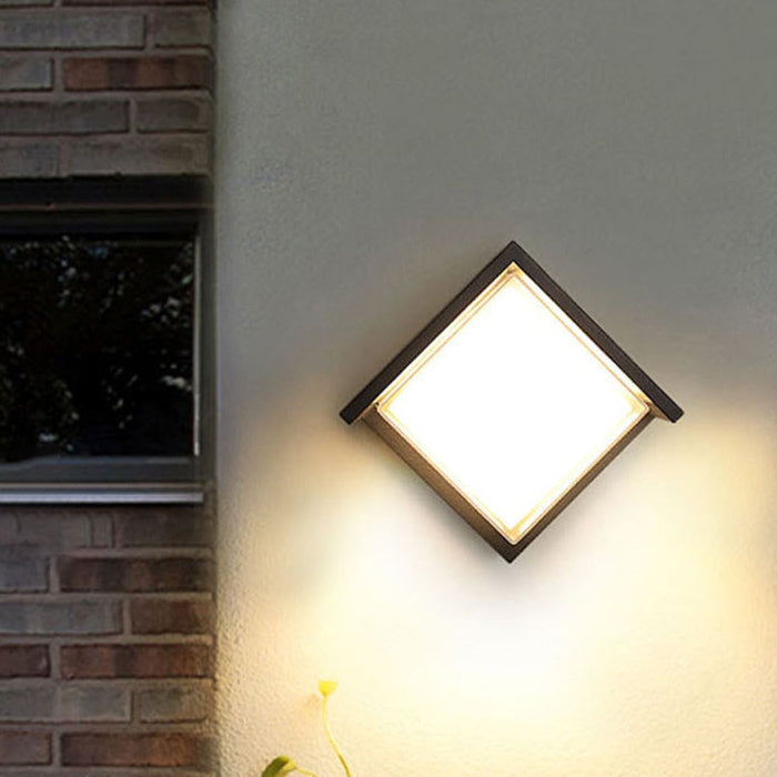 Minimalistische Buiten LED Wandlamp – Rond of Vierkant, Klein of Groot