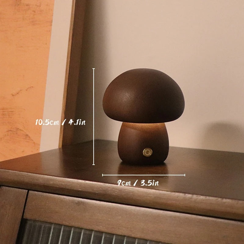CozyGlow™ oplaadbare paddenstoellamp met touchbediening