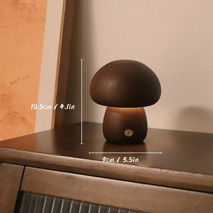 CozyGlow™ oplaadbare paddenstoellamp met touchbediening