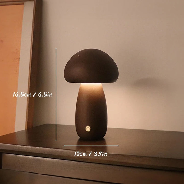 CozyGlow™ oplaadbare paddenstoellamp met touchbediening