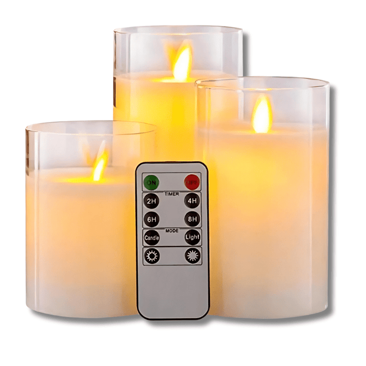 LumaGlow™ vlamloze LED-kaarsen met afstandsbediening