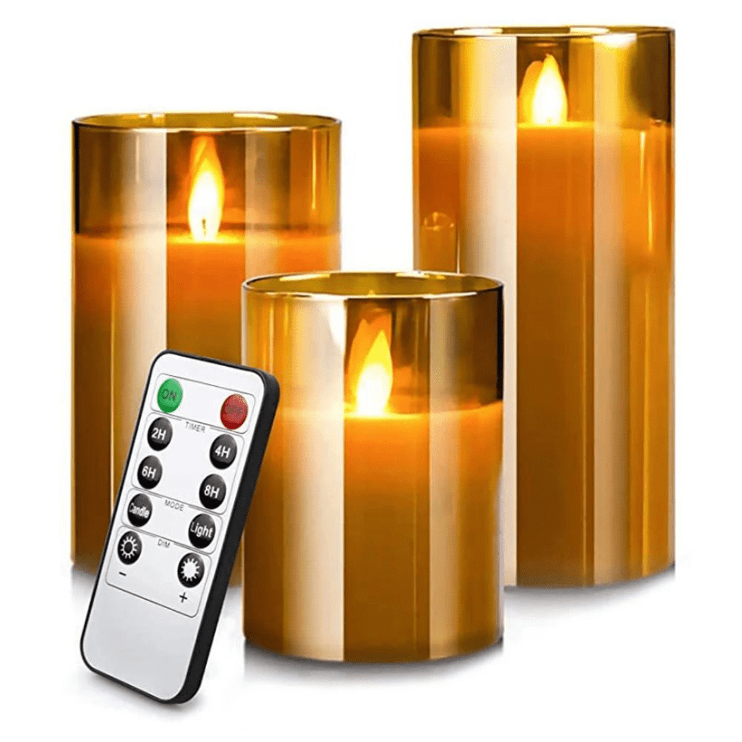LumaGlow™ vlamloze LED-kaarsen met afstandsbediening