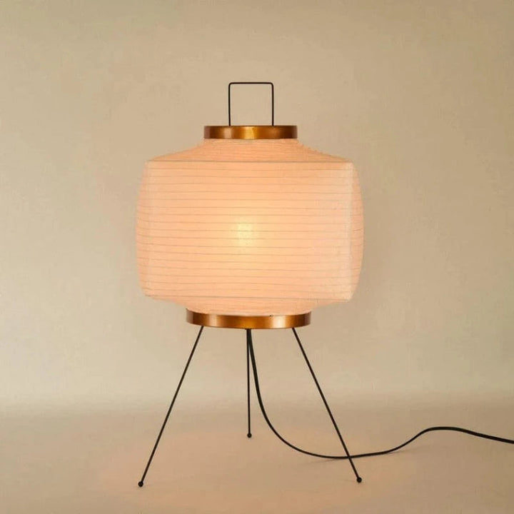 AuraGlow™ Japandi vloerlamp van rijstpapier – Akari-stijl
