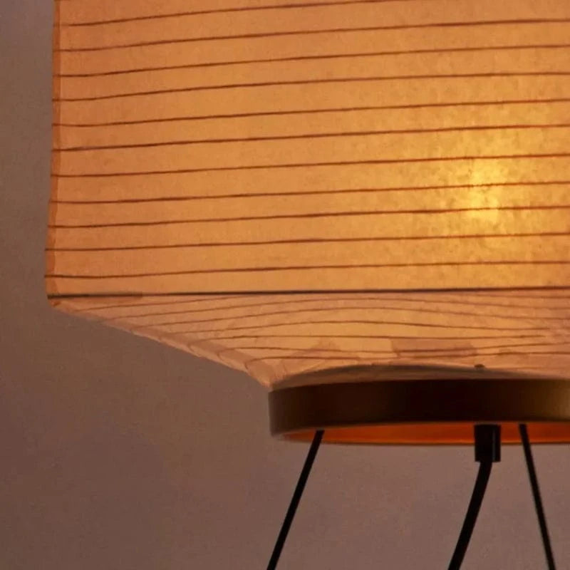 AuraGlow™ Japandi vloerlamp van rijstpapier – Akari-stijl