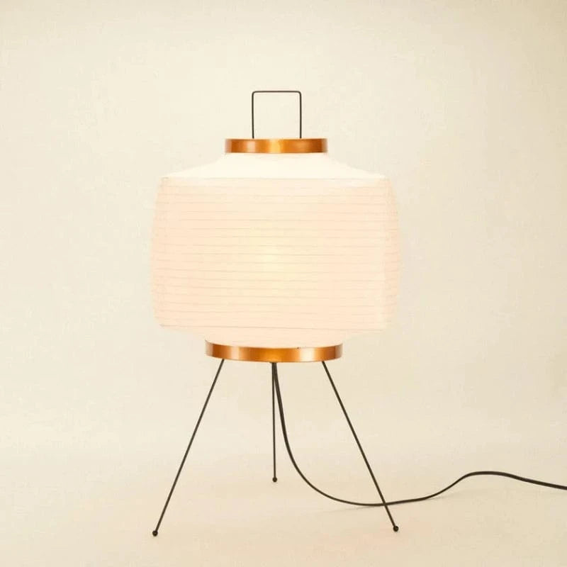 AuraGlow™ Japandi vloerlamp van rijstpapier – Akari-stijl