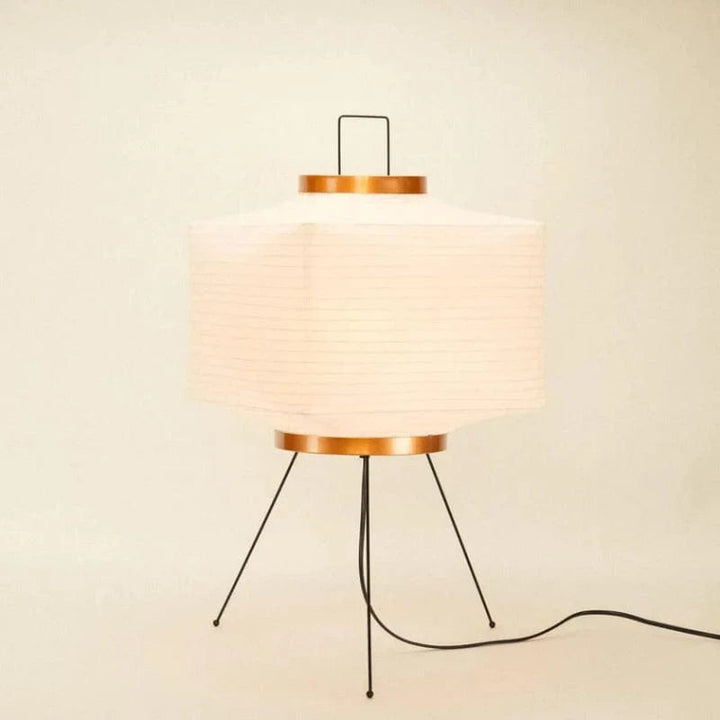 AuraGlow™ Japandi vloerlamp van rijstpapier – Akari-stijl
