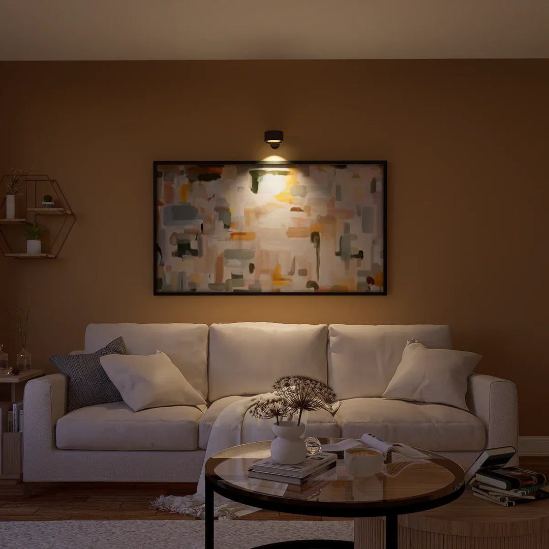Multifunctionele Draadloze Wandlamp Oplaadbaar & Dimbaar met 360° Rotatie