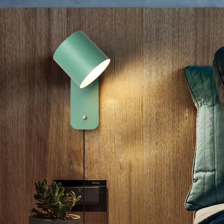 Minimalistische Wandlamp met Stekker voor Flexibele Verlichting