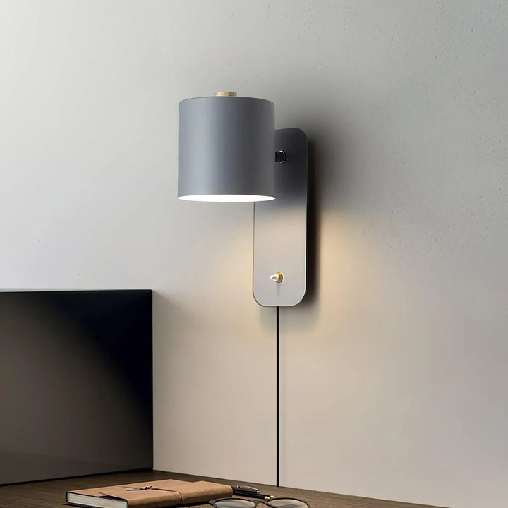 Minimalistische Wandlamp met Stekker voor Flexibele Verlichting