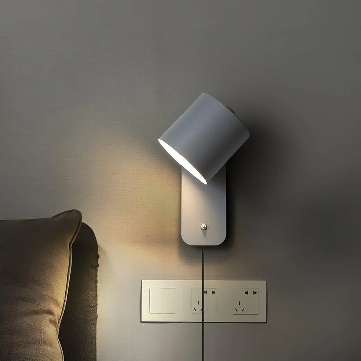 Minimalistische Wandlamp met Stekker voor Flexibele Verlichting