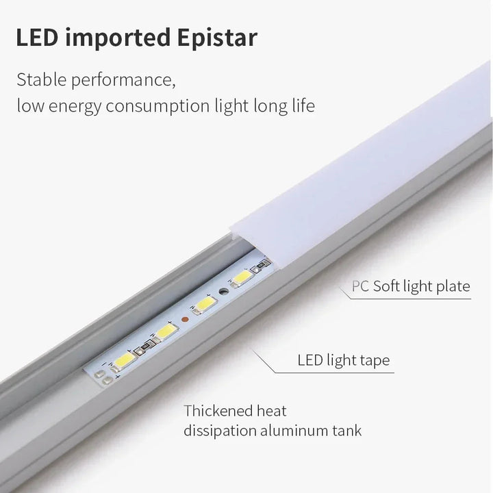 Hanglamp Hout LED Lineair Dimbaar 80cm 120cm 150cm Eettafel Keuken Woonkamer | Sansoti