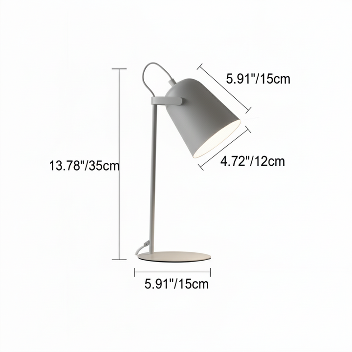 Kleurrijke Bureaulamp met Scandinavisch Design