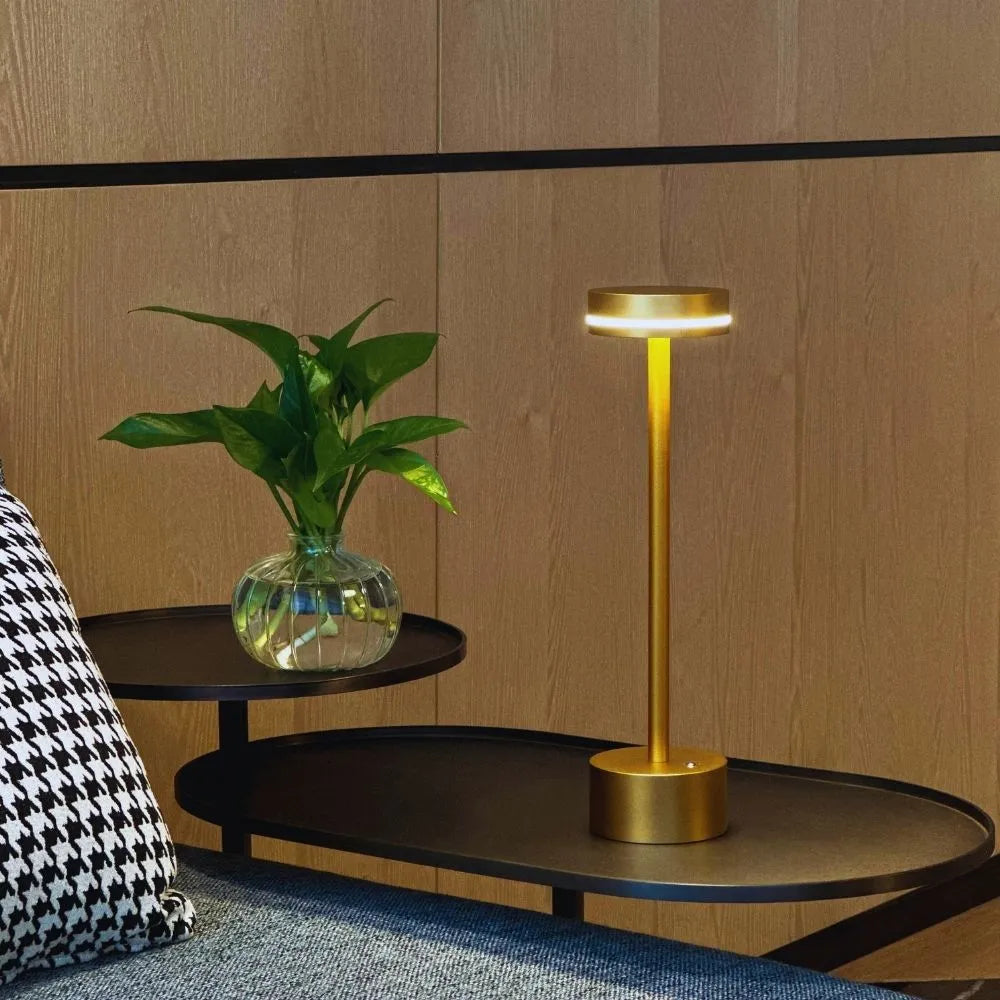 Stijlvolle draadloze tafellamp met 3 lichtkleuren en dimfunctie